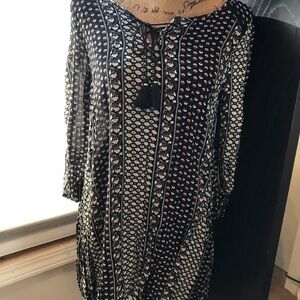 Adam Levine peasant dress